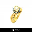 3D CAD Pearl Ring
