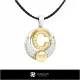 3D CAD Pearl Pendant with Letter C Home, Bijoux 3D CAO, Pendentifs 3D CAO, Pendentifs Lettre 3D, Pendentifs de Perles 3D