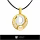 3D CAD Pearl Pendant with Letter D Home, Bijoux 3D CAO, Pendentifs 3D CAO, Pendentifs Lettre 3D, Pendentifs de Perles 3D