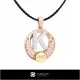 3D CAD Pearl Pendant with Letter K Home, Bijuterii 3D , Pandative 3D CAD, Pandativ cu Litere 3D , Pandativ cu Perle 3D 