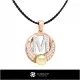 3D CAD Pearl Pendant with Letter M Home, Jewelry 3D CAD, Pendants 3D CAD , 3D Letter Pendants, 3D Pearl Pendants