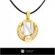 3D CAD Pearl Pendant with Letter N Home, Bijuterii 3D , Pandative 3D CAD, Pandativ cu Litere 3D , Pandativ cu Perle 3D 