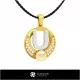 3D CAD Pearl Pendant with Letter U Home, Jewelry 3D CAD, Pendants 3D CAD , 3D Letter Pendants, 3D Pearl Pendants