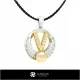 3D CAD Pearl Pendant with Letter V Home, Bijoux 3D CAO, Pendentifs 3D CAO, Pendentifs Lettre 3D, Pendentifs de Perles 3D