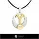 3D CAD Pearl Pendant with Letter Y Home, Bijoux 3D CAO, Pendentifs 3D CAO, Pendentifs Lettre 3D, Pendentifs de Perles 3D