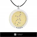 3D CAD Virgo Zodiac Constellation Pendant