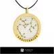 3D CAD Sagittarius Zodiac Constellation Pendant Home, Jewelry 3D CAD, Pendants 3D CAD , 3D Zodiac Pendants