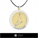 3D CAD Capricorn Zodiac Constellation Pendant