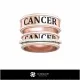 3D CAD Wedding Ring With Cancer Zodiac Home, Jewelry 3D CAD, Rings 3D CAD , Wedding Bands 3D