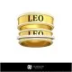 3D CAD Wedding Ring With Leo Zodiac Home, Bijoux 3D CAO, Anneaux 3D CAO, Bandes de Mariage 3D