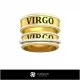 3D CAD Wedding Ring With Virgo Zodiac Home, Bijuterii 3D , Inele 3D CAD, Verighete 3D