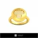 3D CAD Collection of Rings with Playing Cards Home, Bijoux 3D CAO, Collection Bijoux 3D CAO