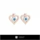 3D CAD Collection of Earrings with Playing Cards Home, Jewelry 3D CAD, Jewelry Collections 3D CAD 