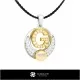 3D CAD Collection of Pearl Pendants with Letters Home, Bijuterii 3D , Colectii Bijuterii 3D CAD