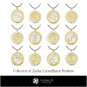 3D CAD Collection of Zodiac Constellation Pendants