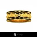 3D CAD Wedding Ring with Dacic Wolf
