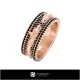 3D CAD Wedding Ring with Dacic Wolf Home, Bijoux 3D CAO, Anneaux 3D CAO, Bijoux Vintage 3D CAO, Bandes de Mariage 3D, Anneaux d