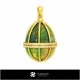 3D CAD Egg Pendant Home, Bijuterii 3D , Pandative 3D CAD, Bijuterii Vintage 3D CAD, Pandativ cu Opal 3D , Bijuterii Art-Nouveau 