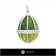 3D CAD Egg Pendant Home, Bijoux 3D CAO, Pendentifs 3D CAO, Bijoux Vintage 3D CAO, Pendentifs Opale 3D, Bijoux Art-Nouveau 3D