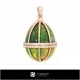 3D CAD Egg Pendant Home, Bijoux 3D CAO, Pendentifs 3D CAO, Bijoux Vintage 3D CAO, Pendentifs Opale 3D, Bijoux Art-Nouveau 3D