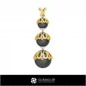 3D CAD Pearl Pendant