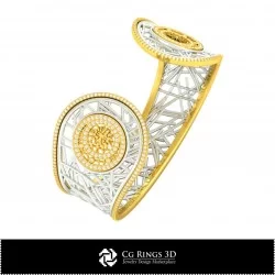 3D CAD Women's Leo Zodiac Bracelet Home, Jewelry 3D CAD, Bracelets 3D CAD , 3D Diamond Bracelets, 3D Bracelets, 3D Cuff Bracele