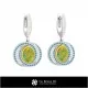 3D CAD Opal Earrings Home, Bijoux 3D CAO, Boucles D'oreilles 3D CAO, Boucles D'oreilles Diamant 3D, Boucles D'oreilles 3D , Bouc
