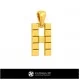 3D CAD Pendant With Letter H Home, Bijoux 3D CAO, Pendentifs 3D CAO, Pendentifs Lettre 3D
