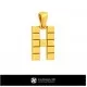 3D CAD Pendant With Letter K Home, Bijoux 3D CAO, Pendentifs 3D CAO, Pendentifs Lettre 3D
