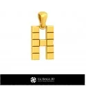3D CAD Pendant With Letter K
