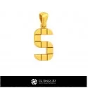 3D CAD Pendant With Letter S