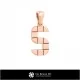 3D CAD Pendant With Letter S Home, Bijoux 3D CAO, Pendentifs 3D CAO, Pendentifs Lettre 3D