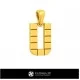3D CAD Pendant With Letter U Home, Bijoux 3D CAO, Pendentifs 3D CAO, Pendentifs Lettre 3D