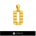 3D CAD Pendant With Letter U