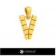 3D CAD Pendant With Letter V Home, Bijuterii 3D , Pandative 3D CAD, Pandativ cu Litere 3D 