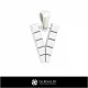3D CAD Pendant With Letter V Home, Bijuterii 3D , Pandative 3D CAD, Pandativ cu Litere 3D 