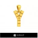 3D CAD Pendant With Letter Y