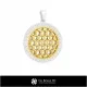 3D CAD Hexagon Pendant Home, Bijuterii 3D , Pandative 3D CAD, Pandativ cu Diamante 3D , Pandativ cu Bile 3D 