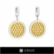 3D CAD Hexagon Earrings Home, Bijoux 3D CAO, Boucles D'oreilles 3D CAO, Boucles D'oreilles Diamant 3D, Boucles D'oreilles 3D 
