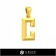 3D CAD Pendant With Letter C Home, Bijuterii 3D , Pandative 3D CAD, Pandativ cu Litere 3D 