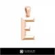 3D CAD Pendant With Letter E Home, Jewelry 3D CAD, Pendants 3D CAD , 3D Letter Pendants