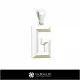 3D CAD Pendant With Letter G Home, Bijuterii 3D , Pandative 3D CAD, Pandativ cu Litere 3D , Pandativ Copii 3D