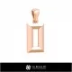 3D CAD Pendant With Letter O Home, Bijoux 3D CAO, Pendentifs 3D CAO, Pendentifs Lettre 3D