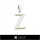 3D CAD Pendant With Letter Z Home, Jewelry 3D CAD, Pendants 3D CAD , 3D Letter Pendants