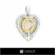 3D CAD Pendant With Letter C Home, Jewelry 3D CAD, Pendants 3D CAD , Vintage Jewelry 3D CAD , 3D Diamond Pendants, 3D Letter Pe