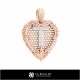Pendant With Letter T - 3D CAD Home, Bijuterii 3D , Pandative 3D CAD, Pandativ cu Litere 3D 