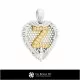 Pendant With Letter Z - 3D CAD Home, Bijoux 3D CAO, Pendentifs 3D CAO, Pendentifs Lettre 3D