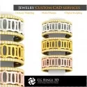 Ring With Gemini Zodiac - 3D CAD