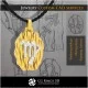 Virgo Zodiac Pendant - 3D CAD Home, Bijoux 3D CAO, Pendentifs 3D CAO, Bijoux Vintage 3D CAO, Pendentifs du Zodiaque 3D, Bijoux M