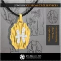 Pisces Zodiac Pendant - 3D CAD